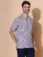 Dabu Mud Resist Multicolor Hand Block Shirt