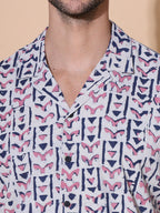 Dabu Mud Resist Multicolor Hand Block Shirt