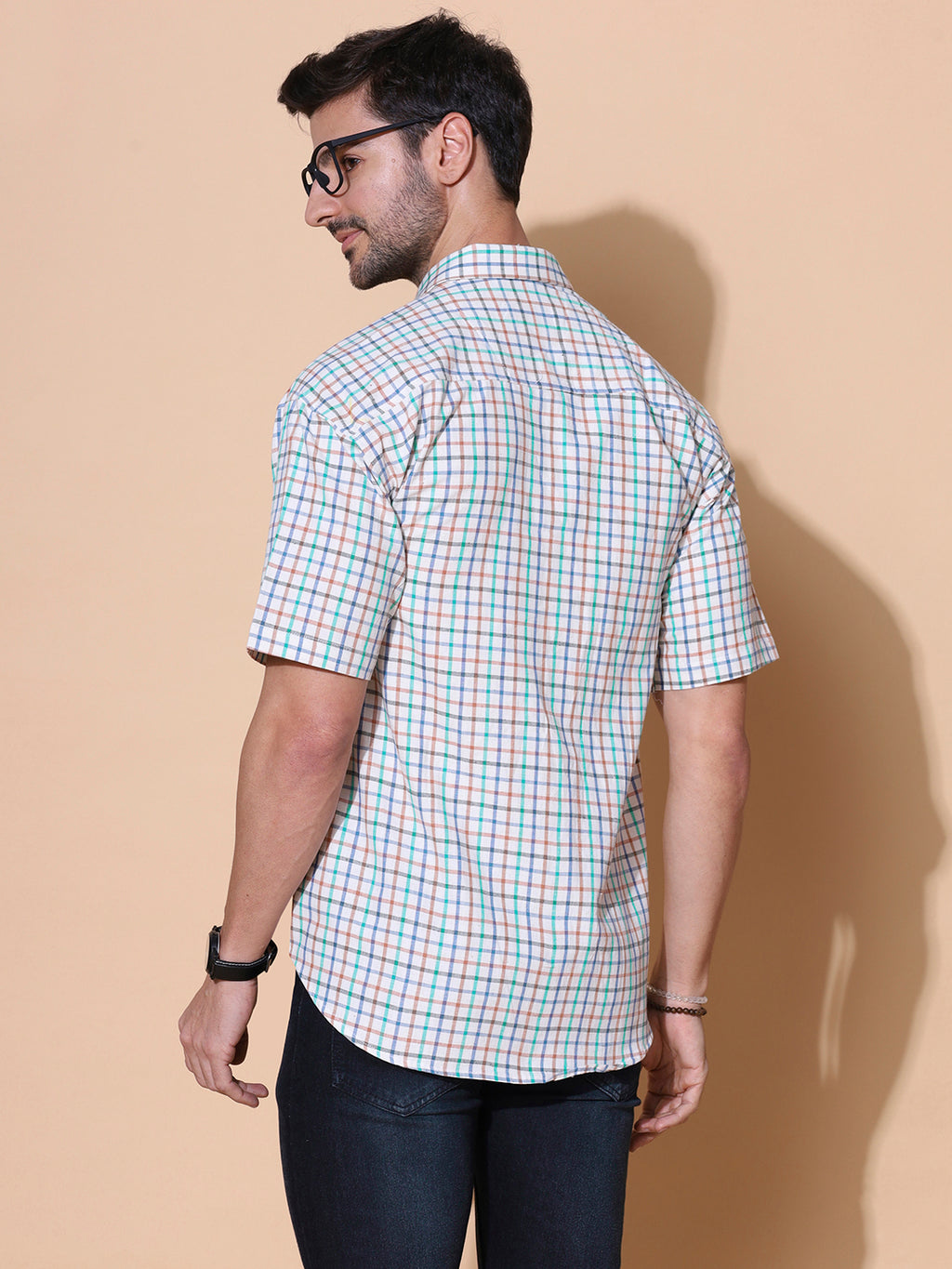 Authentic Khadi Light Green Half Sleeve Shirt