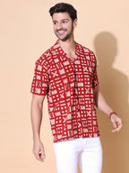 Dabu Mud Resist Multicolor Hand Block Shirt