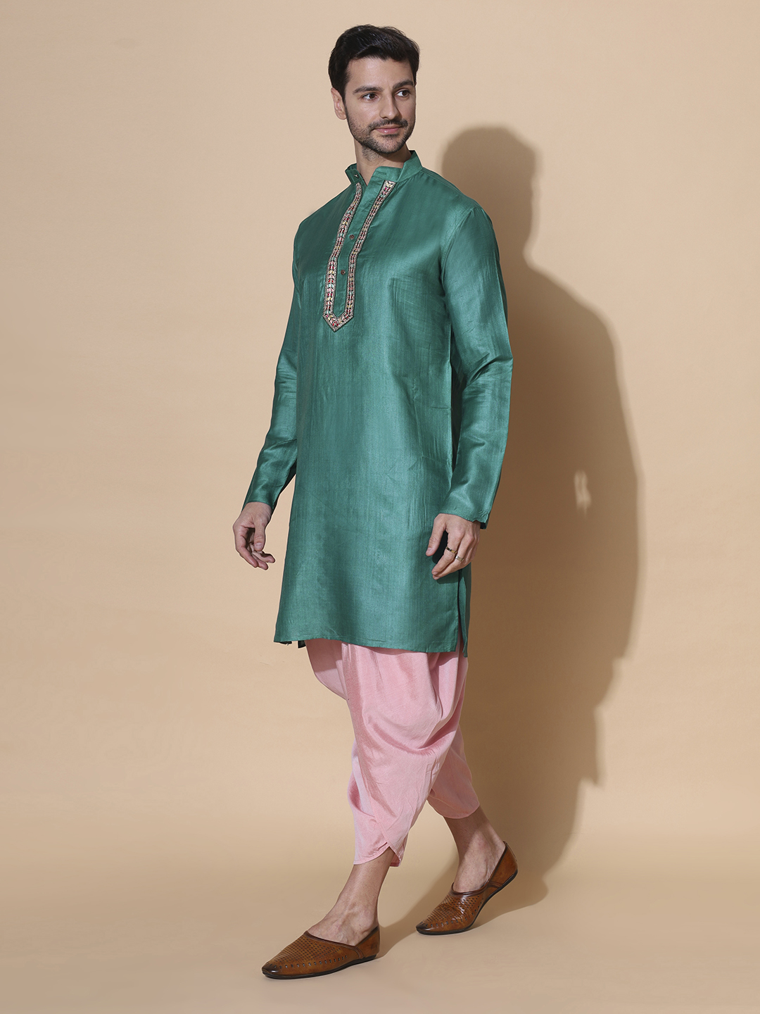MOSHI Authentic Khadi Cotton Silk Kurta - Image 2