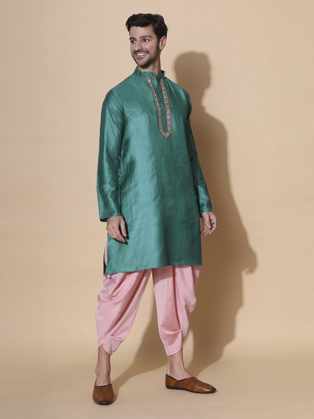 MOSHI Authentic Khadi Cotton Silk Kurta - Image 3