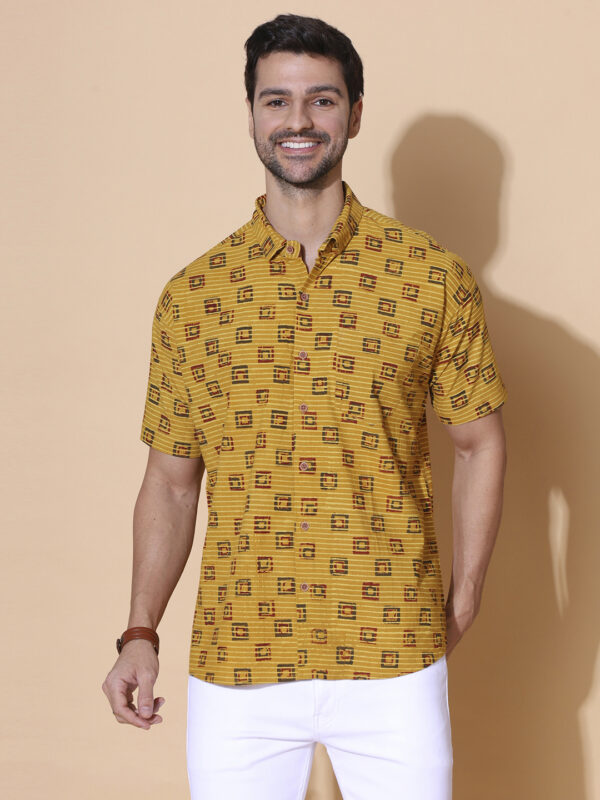 MOSHI Ajrakh Print Cotton Shirt