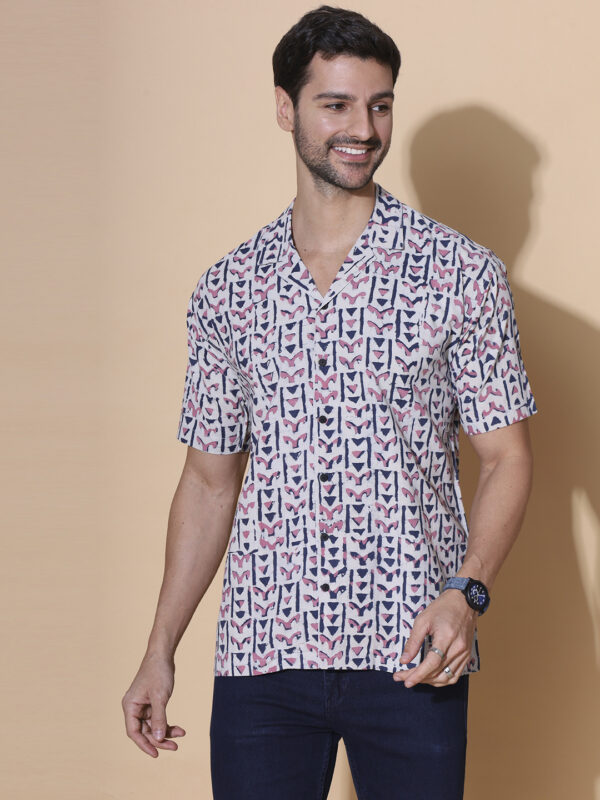 MOSHI Dabu Print Cotton Shirt