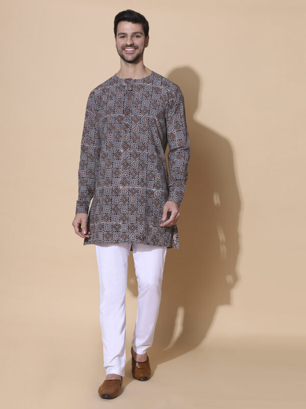 MOSHI Ajrakh Print Cotton Medium Kurta