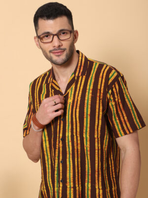MOSHI Batik Print Cotton Shirt