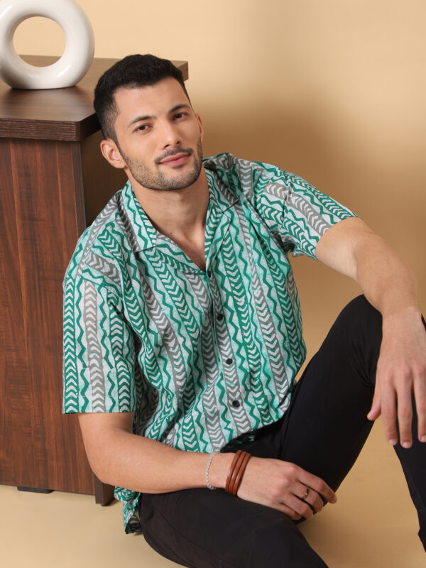 MOSHI Batik Print Cotton Shirt