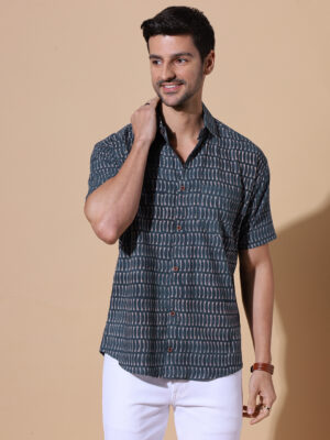 MOSHI Ajrakh Print Cotton Shirt