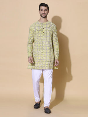 MOSHI Dabu Print Cotton Medium Kurta