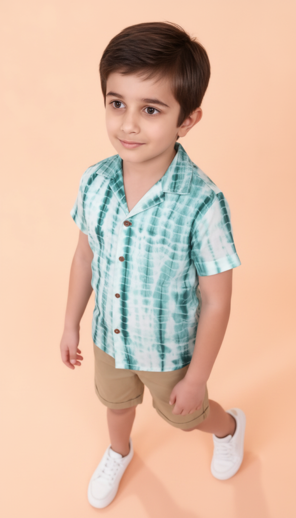 Moshi Boys Shibori Cotton Shirts