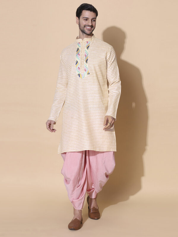 MOSHI Authentic Khadi Cotton Silk Kurta