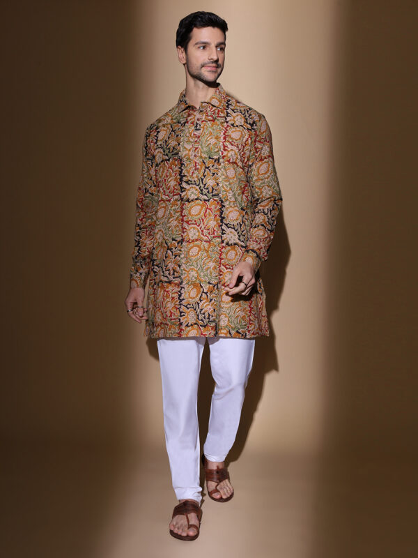 MOSHI Kalamkari Print Cotton Medium Kurta