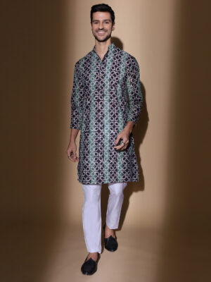 MOSHI Batik Print Cotton Long Kurta