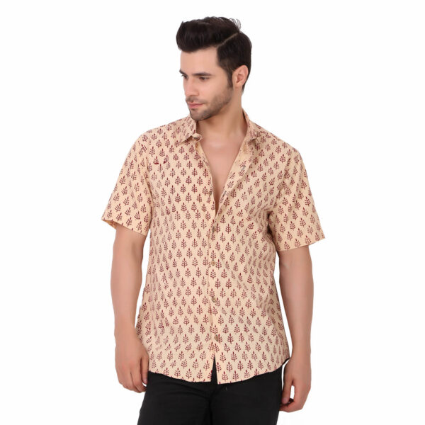 MOSHI Handblock Print Cotton Shirt