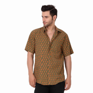 MOSHI Handblock Print Cotton Shirt