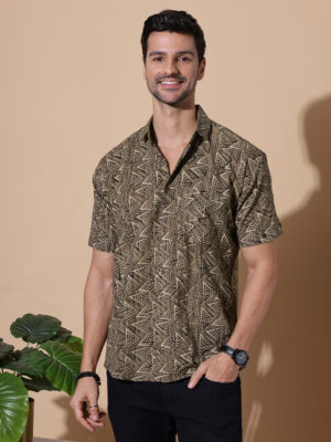 MOSHI Ajrakh Print Cotton Shirt