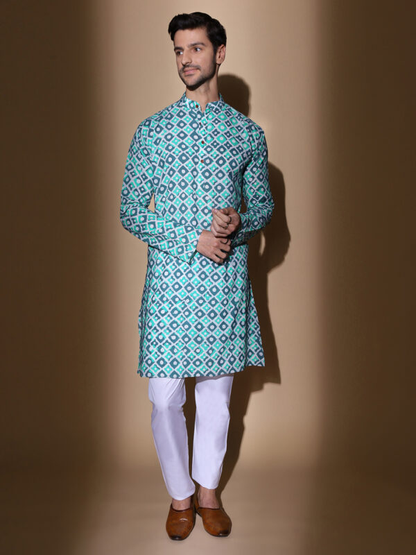 MOSHI Batik Print Cotton Long Kurta