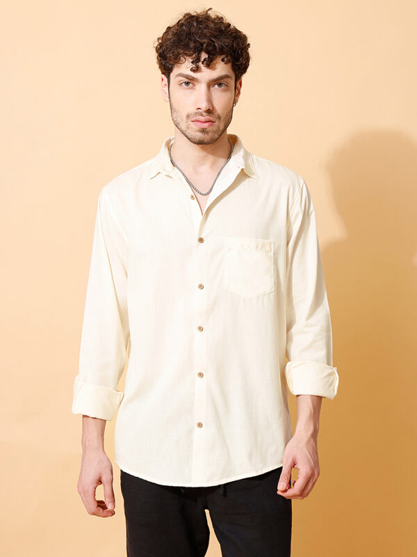 Authentic Handloom Cotton Solid Shirt