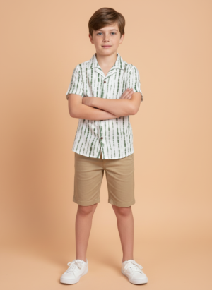 Moshi Boys Shibori Cotton Shirts