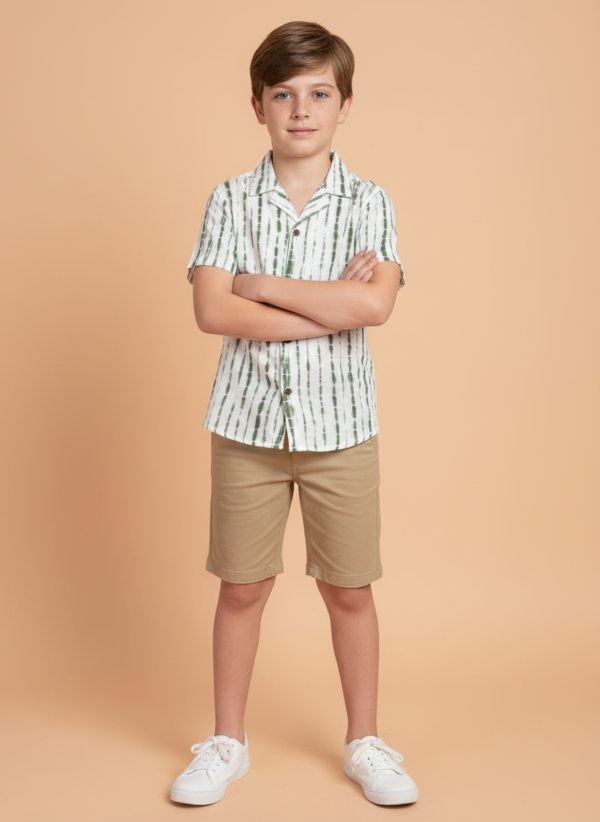 Moshi Boys Shibori Cotton Shirts