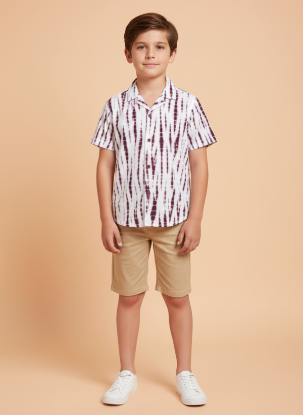 Moshi Boys Shibori Cotton Shirts