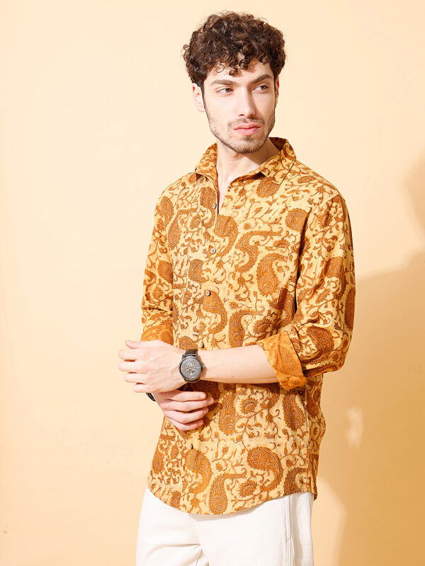 Ajrakh Hand Block Full Sleeve Shirt
